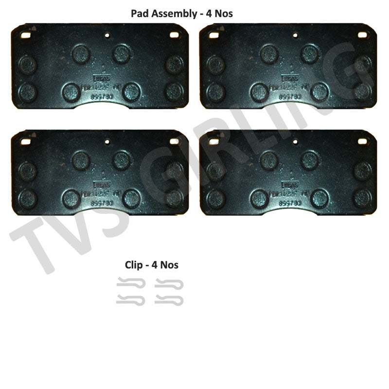 Take4 TVS Apache Brake Pad ULTRA 29932542 – Mark-1 estore